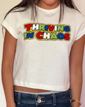 Baby Tee Thriving in Chaos